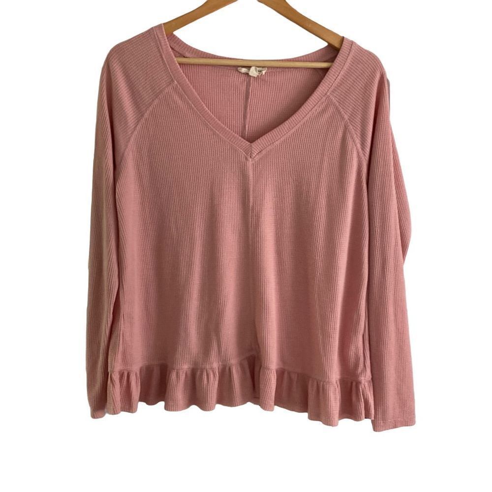 JANE and Delancey Top Pink Lg